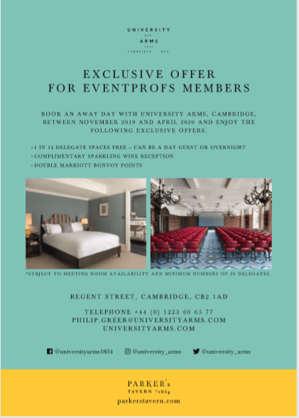 University Arms Cambridge - seasonal offer